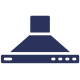 Cooker Hood Icon showing we cover all kitchen appliances big or small