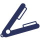 Hair Straighteners Icon showing we cover small appliances and tech home tech