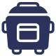 rice cooker icon showing we cover small kitchen appliances