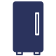 Fridge icon showing we cover home kitchen appliancesa and white goods