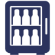 Wine Cooler icon showing we cover white goods and kitchen appliances